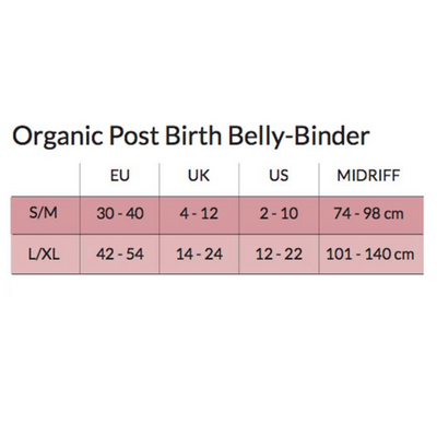 Post Birth Belly Binder - Black - Happy Baby