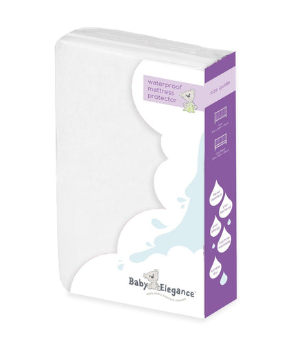 Baby Elegance Waterproof Mattress Protector - Happy Baby