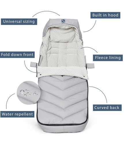 Snug Universal Footmuff Grey