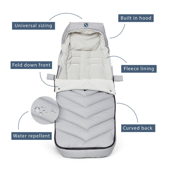 Snug Universal Footmuff Grey