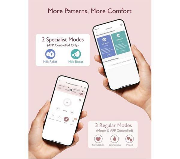 MOMCOZY M9 Mobile Flow Double Breast Pump