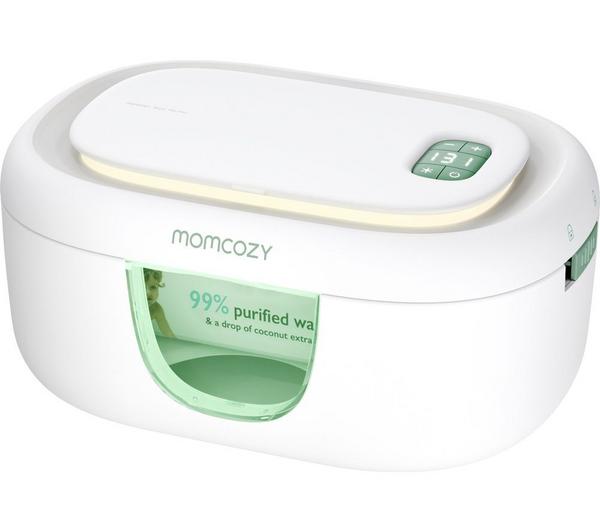 MOMCOZY Baby Wipe Warmer - White & Green