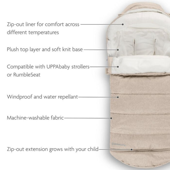 Uppababy Footmuff Vista Cozy Ganoosh - Liam