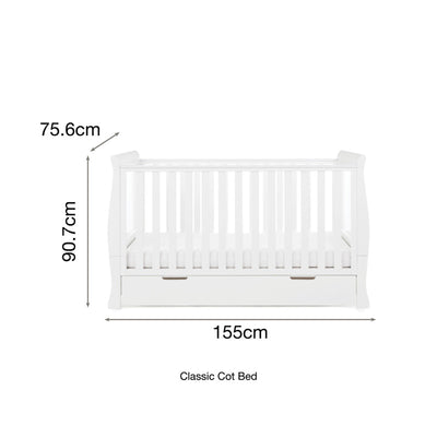 Stamford Sleigh Classic Cot Bed