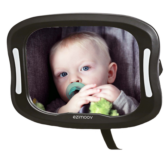 Ezimoov Baby Car Mirror with LED Light