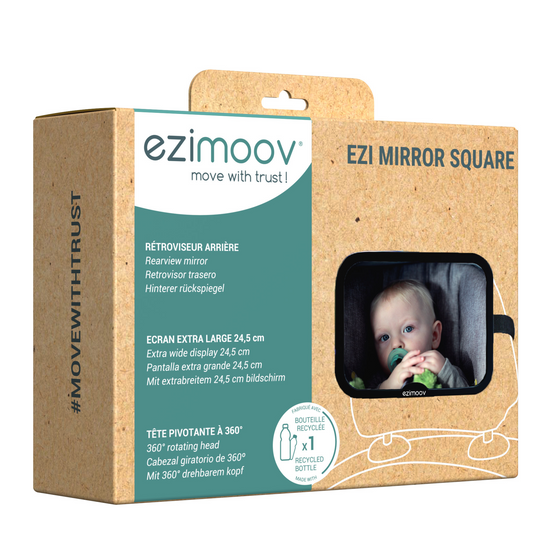 Ezimoov Back Seat Car Mirror 360° Adjustable