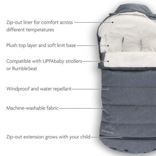 Uppababy Footmuff Vista Cozy Ganoosh - Julian