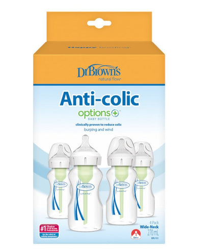 Dr. Browns - options + 4 pack 270ml bottles view 1
