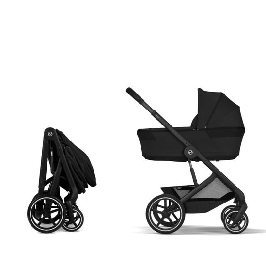 Cybex Balios Lux with Folding Carrycot - Moon Black