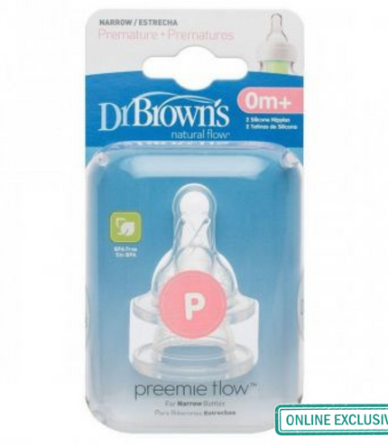 Dr Browns Preemie teat Twin pack view 1