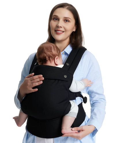 Momcozy Baby Carrier Cotton Black