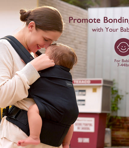 Momcozy Baby Carrier Cotton Black