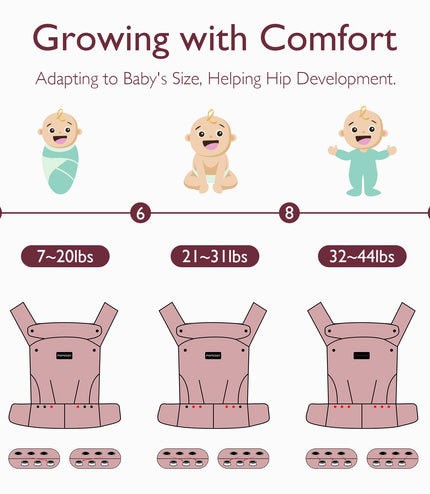 Momcozy Baby Carrier Cotton Black