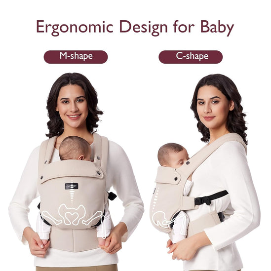 Momcozy Baby Carrier Cotton Khaki
