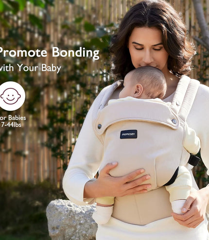 Momcozy Baby Carrier Cotton Khaki