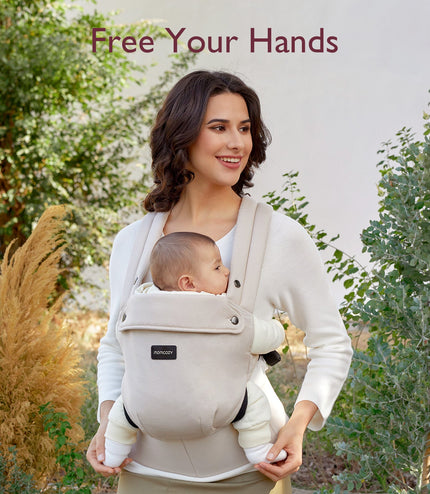 Momcozy Baby Carrier Cotton Khaki