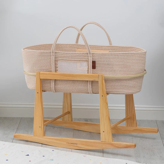 Moses Basket with ClevaFoam Mattress & Stand