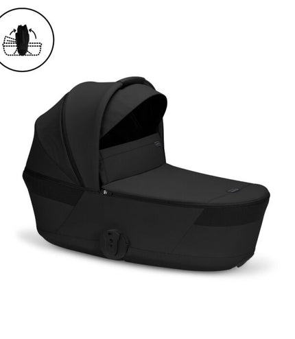 Cybex Balios Lux with Folding Carrycot - Moon Black