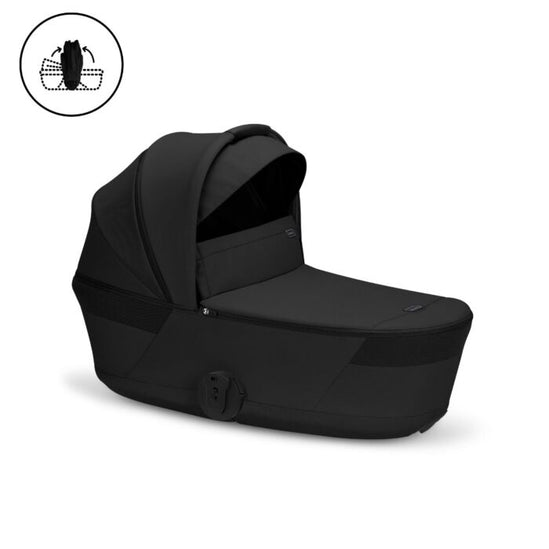 Cybex Balios Lux with Folding Carrycot - Moon Black