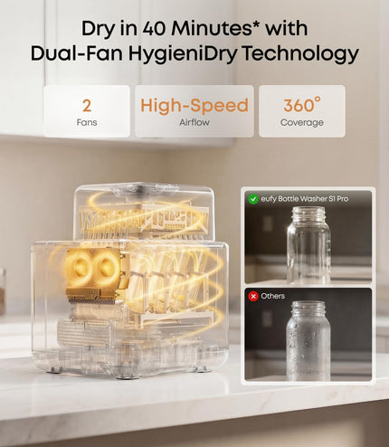eufy S1 Pro Baby Bottle Washer and Steriliser
