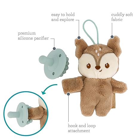 Snuggle & Soothe Pacifier Pal Deer