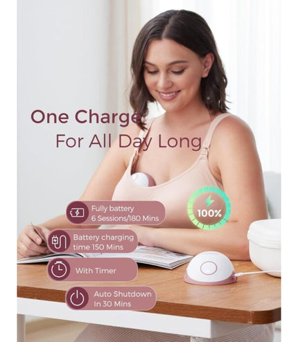 Momcozy Single Hands-Free Slim Breast Pump M6
