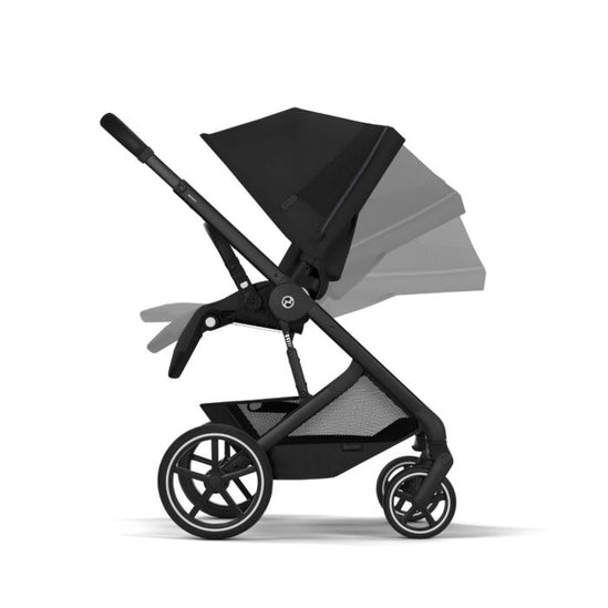 Cybex Balios Lux with Folding Carrycot - Moon Black