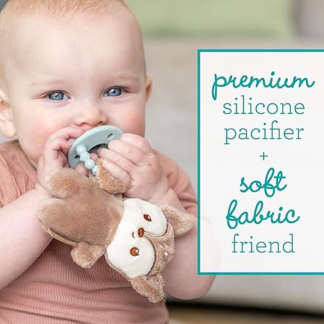 Snuggle & Soothe Pacifier Pal Deer