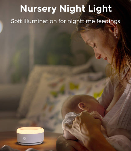 Momcozy Baby Sound Machine - Long Battery Life (Warm Light)