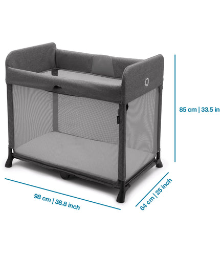 Bugaboo Stardust Travel Cot - Grey Melange