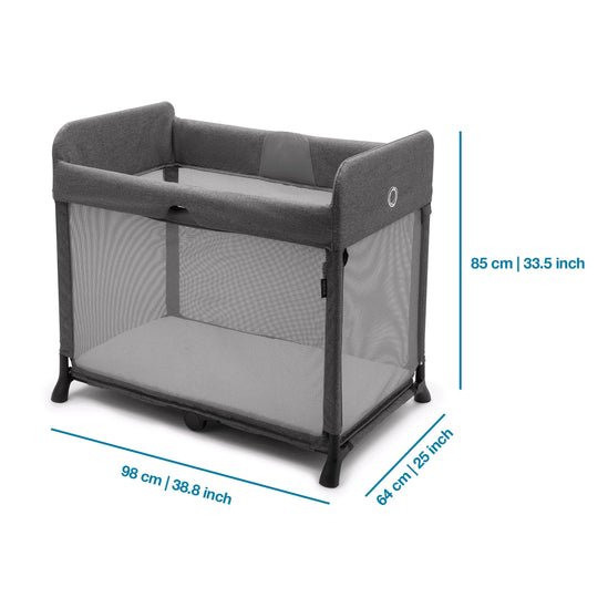 Bugaboo Stardust Travel Cot - Grey Melange