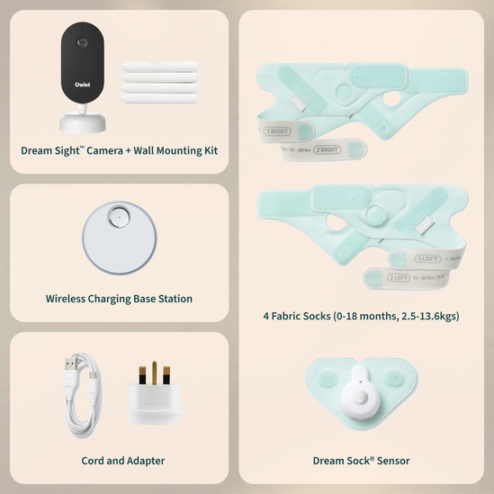 Owlet Dream Duo Dream Sight and Dream Sock Mint