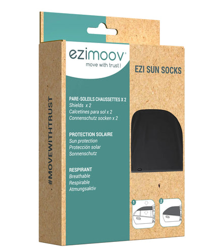 Ezimoov Car Window Sun Shade Socks (Pack of 2)