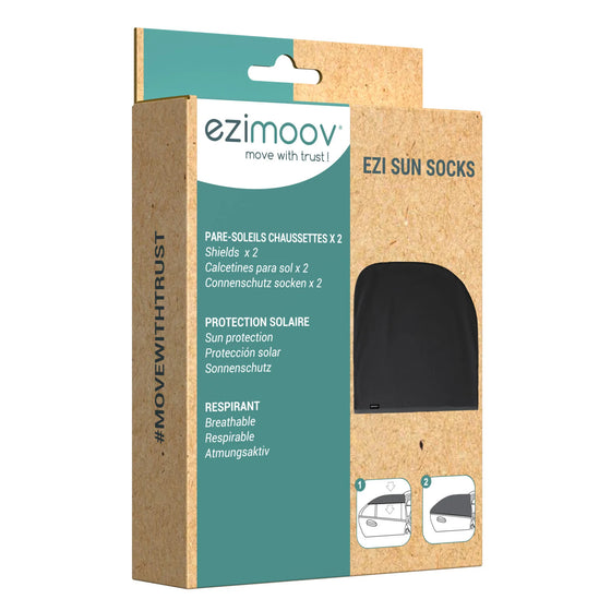 Ezimoov Car Window Sun Shade Socks (Pack of 2)