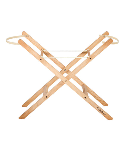 The Little Green Sheep Moses Basket Static Stand - Natural view 1