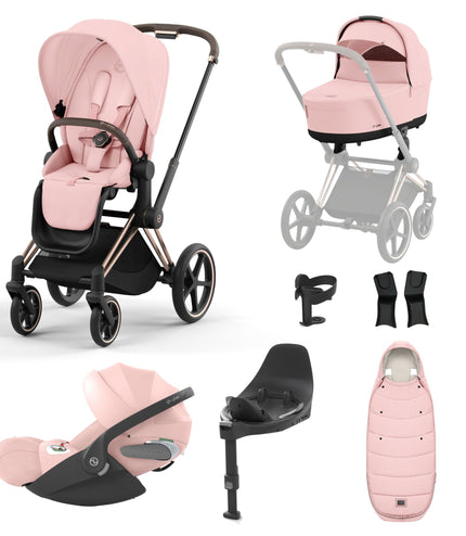 Cybex PRIAM 2023 Bundle Rose gold frame & Cloud T