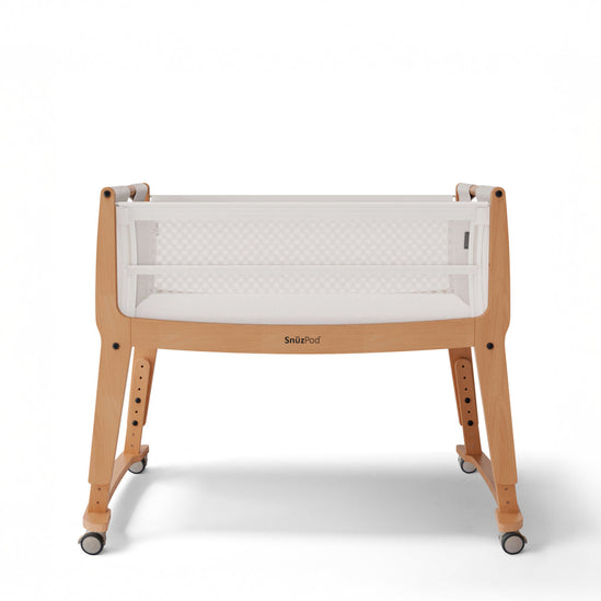 SnuzPod Studio Bedside Crib - Stockholm Natural
