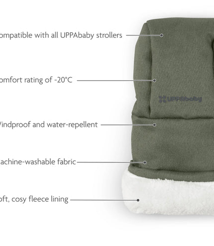 Uppababy Cozy Handmuff - Evenlyn