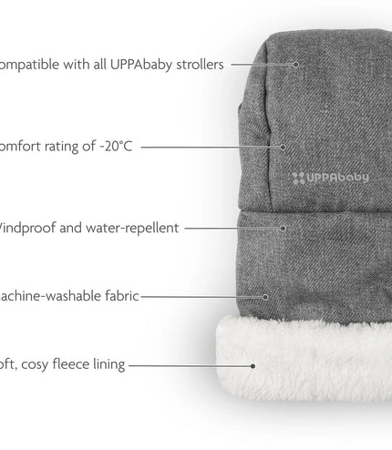 Uppababy Cozy Handmuff - Greyson