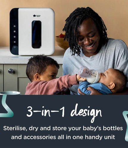 Tommee Tippee Ultra UV Steriliser Dryer, Black view 3
