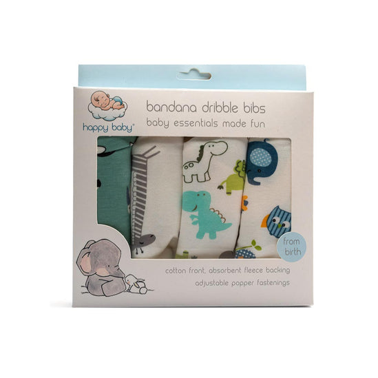 Happy baby Bandanna bibs Safari
