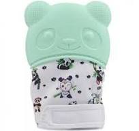Happy Baby Panda teething Mitt - mint
