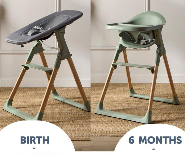 Mash High Chair Bundle Sage – Happy Baby