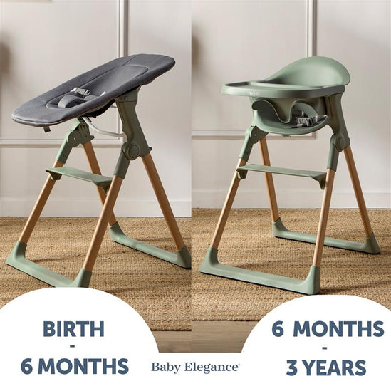 Mash High Chair Bundle - Sage