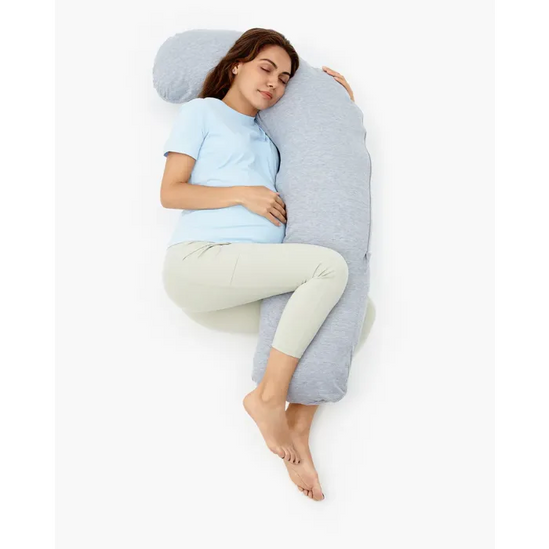 Momcozy J Shaped Maternity Body Pillow