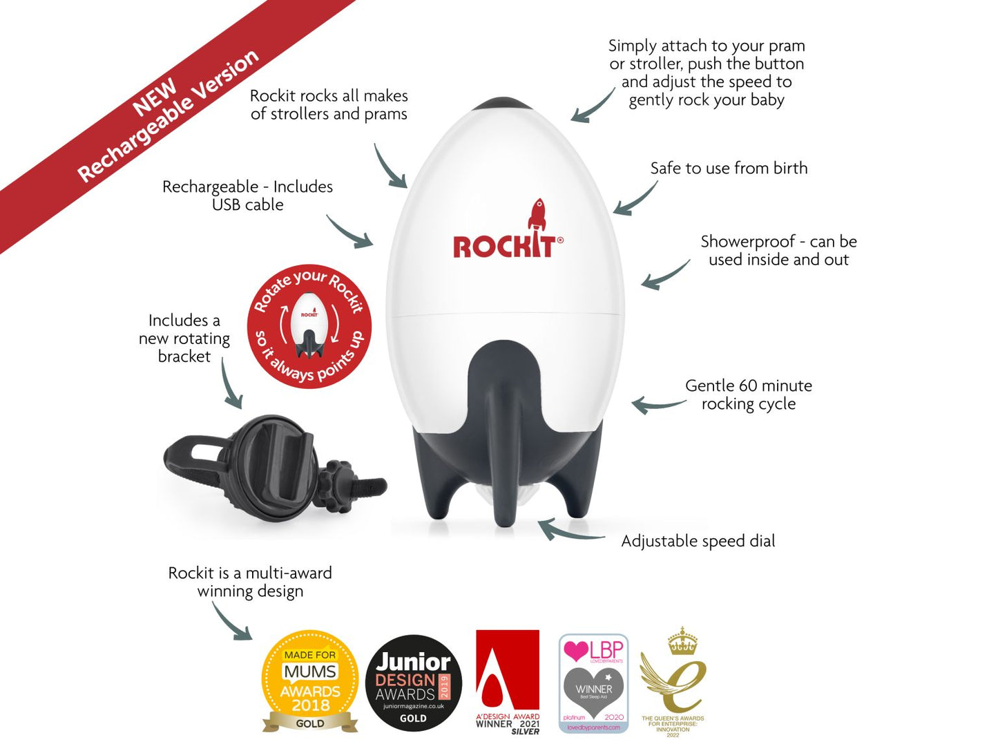 Rockit Rocker Rechargeable