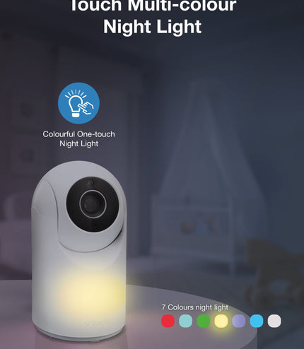 VTech VM5467 5inch Pan & Tilt Video Monitor with Night Light