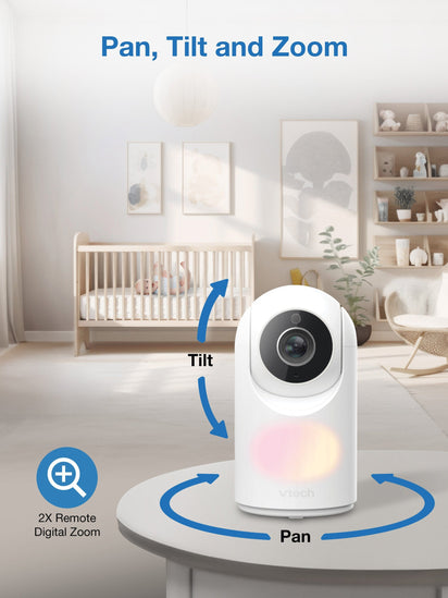 VTech VM5467 5inch Pan & Tilt Video Monitor with Night Light