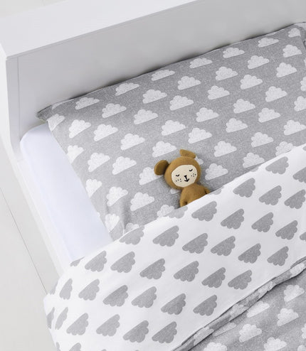 Snuz Duvet Cover & Pillowcase Set - Cloud Nine - Happy Baby