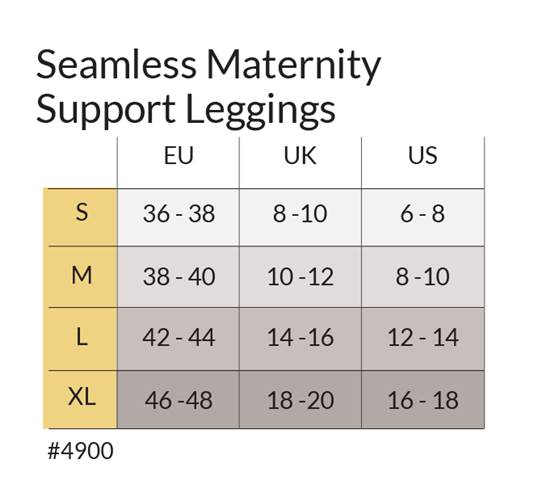 Carriwell Seamless Maternity Support Leggings Black - Best For Baby